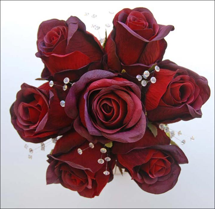 Red Rose Wedding Bouquets Ravishing Reds To Choose From