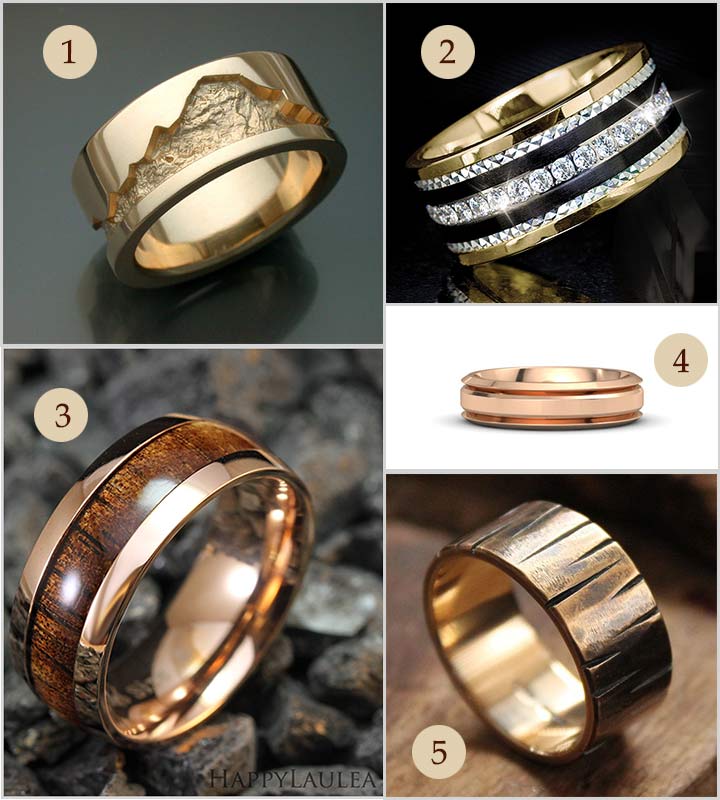 15 Gold Engagement Rings For Men That Are Absolutely Unique